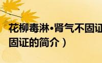 花柳毒淋·肾气不固证（关于花柳毒淋·肾气不固证的简介）