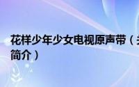 花样少年少女电视原声带（关于花样少年少女电视原声带的简介）