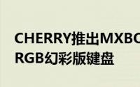 CHERRY推出MXBOARD1.0全尺寸版白光/RGB幻彩版键盘