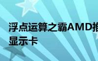 浮点运算之霸AMD推出FireProS10000双核显示卡