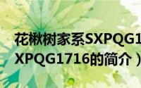 花楸树家系SXPQG1716（关于花楸树家系SXPQG1716的简介）