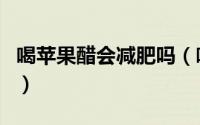 喝苹果醋会减肥吗（喝苹果醋对减肥有好处吗）