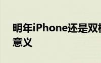 明年iPhone还是双机而非三胞胎5英寸没有意义