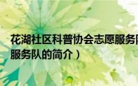 花湖社区科普协会志愿服务队（关于花湖社区科普协会志愿服务队的简介）