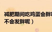 减肥期间吃鸡蛋会胖吗（减肥的时候吃鸡蛋会不会发胖呢）
