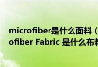 microfiber是什么面料（microfiber中文名字是什么Microfiber Fabric 是什么布料）