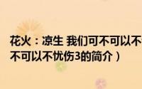 花火：凉生 我们可不可以不忧伤3（关于花火：凉生 我们可不可以不忧伤3的简介）