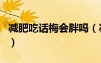 减肥吃话梅会胖吗（减肥的时候适合吃话梅吗）