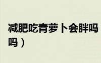 减肥吃青萝卜会胖吗（减肥的时候吃青萝卜行吗）