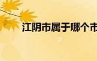 江阴市属于哪个市（江阴市的简介）