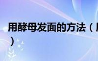 用酵母发面的方法（用酵母粉发面的方法步骤）