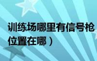 训练场哪里有信号枪（刺激战场训练场信号枪位置在哪）