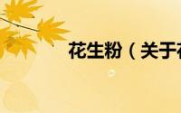 花生粉（关于花生粉的简介）