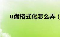 u盘格式化怎么弄（u盘格式化的方法）