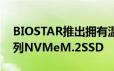 BIOSTAR推出拥有温度显示功能的M500系列NVMeM.2SSD