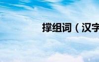 撑组词（汉字撑怎么组词）