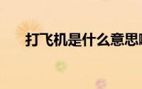 打飞机是什么意思啊（打飞机的含义）