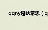 qqny是啥意思（qqny的缩写有哪些）