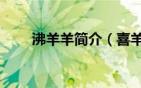 沸羊羊简介（喜羊羊与灰太狼简介）