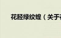 花胫绿纹蝗（关于花胫绿纹蝗的简介）
