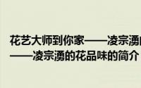 花艺大师到你家——凌宗湧的花品味（关于花艺大师到你家——凌宗湧的花品味的简介）