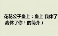 花花公子皇上：皇上 我休了你！（关于花花公子皇上：皇上 我休了你！的简介）