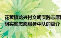 花荄镇龙兴村文明实践志愿服务中队（关于花荄镇龙兴村文明实践志愿服务中队的简介）