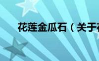 花莲金瓜石（关于花莲金瓜石的简介）