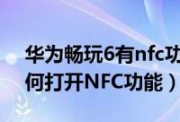 华为畅玩6有nfc功能吗（华为畅享60pro如何打开NFC功能）