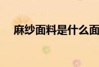 麻纱面料是什么面料（麻纱布料便宜么）
