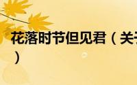 花落时节但见君（关于花落时节但见君的简介）