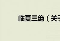 临夏三绝（关于临夏三绝的简介）