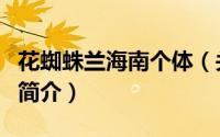 花蜘蛛兰海南个体（关于花蜘蛛兰海南个体的简介）