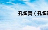 孔雀舞（孔雀遛弯冻僵街头）