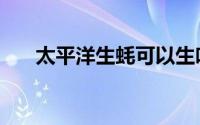 太平洋生蚝可以生吃吗（太平洋生蚝）