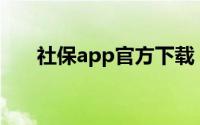 社保app官方下载（社保查询网官网）