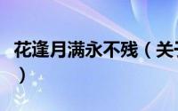 花逢月满永不残（关于花逢月满永不残的简介）