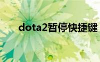 dota2暂停快捷键（dota2怎么暂停）