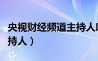央视财经频道主持人叶文茜（央视财经频道主持人）