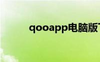 qooapp电脑版下载（qooapp）