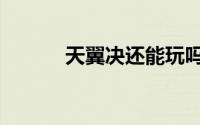 天翼决还能玩吗（天翼决外挂）