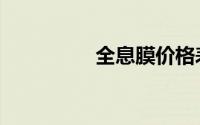 全息膜价格表（全息膜）