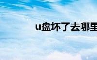 u盘坏了去哪里修（u盘坏了）