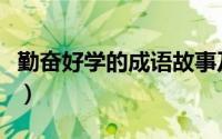 勤奋好学的成语故事及人物（勤奋好学的成语）