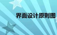 界面设计原则图（界面设计原则）