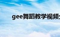 gee舞蹈教学视频分解动作（gee舞）