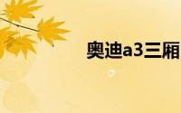 奥迪a3三厢（307三厢）