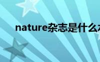 nature杂志是什么水平（nature杂志）