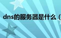 dns的服务器是什么（dns服务器什么意思）