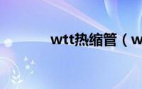 wtt热缩管（wtt是什么意思）